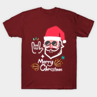 Santa Claus Rock T-Shirt